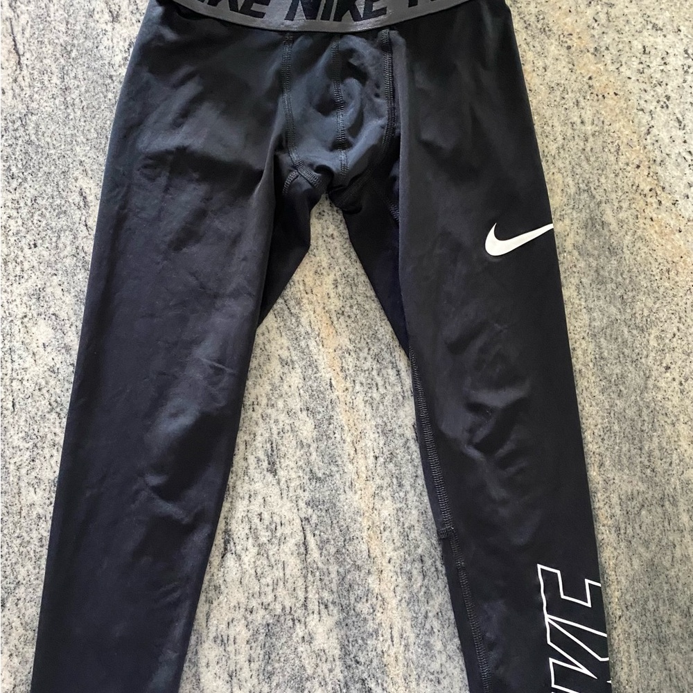 Nike Black Leggings Athletic Compression Performance